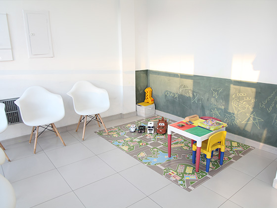 Espaço kids para as crianças